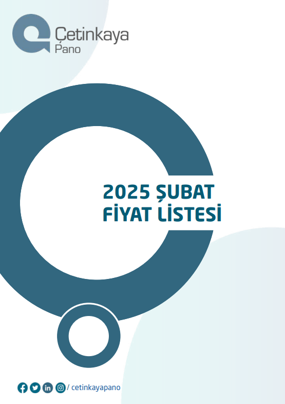 Cetinkaya 2025 Elektrik Ürünleri Kataloğu